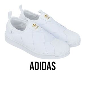ADIDAS Superstar Slip Ons | Rare | White | Women’s 7.5